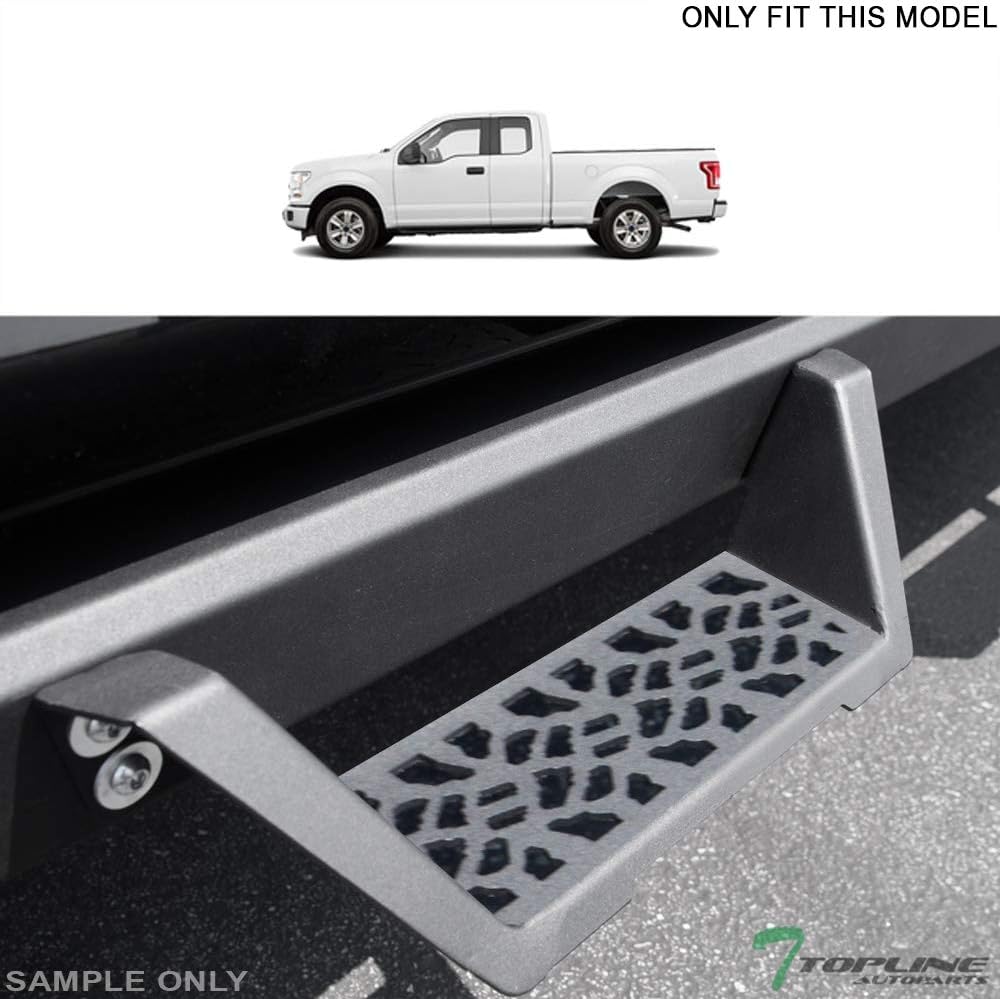 Matte Black Drop Step Side Nerf Bars Running Boards U660588