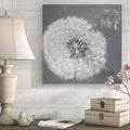Gray Canvas Oil Painting Print Z398