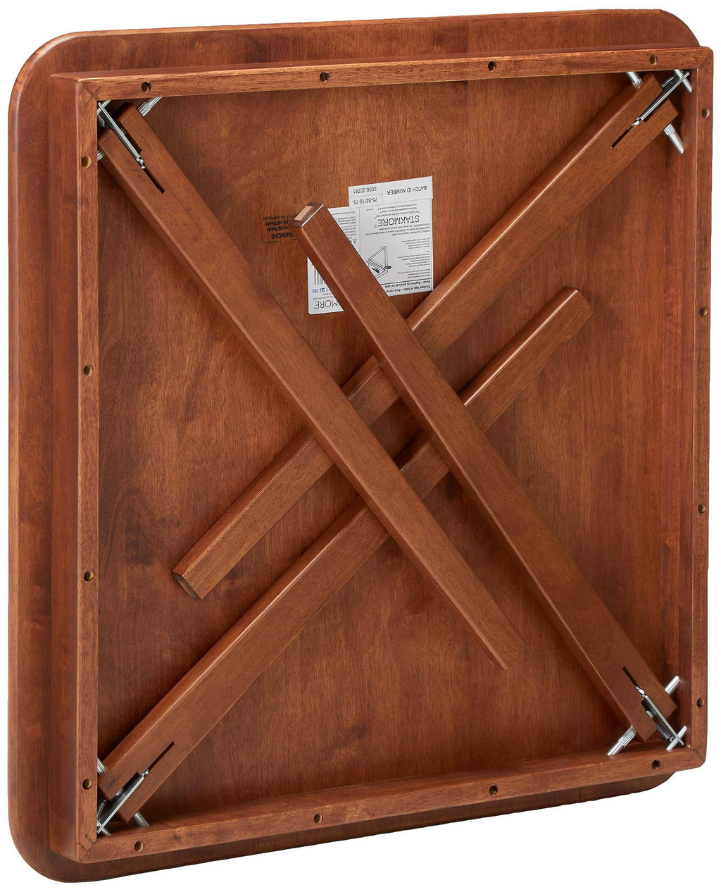 Wood Folding Card Table in Cherry Z53250