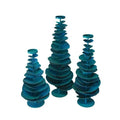 Turquoise Iron Tree Candle Holder G277