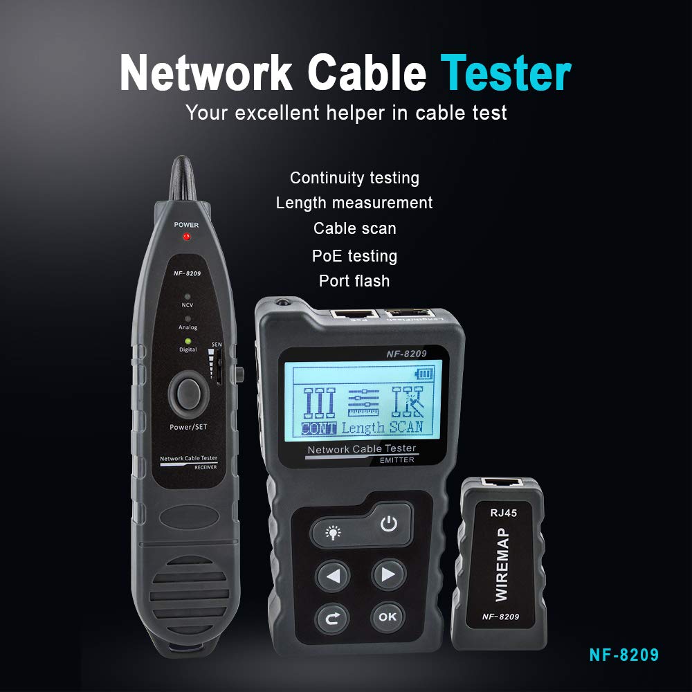 Network Cable Tester CAT5 CAT6 Wire Tracker A602