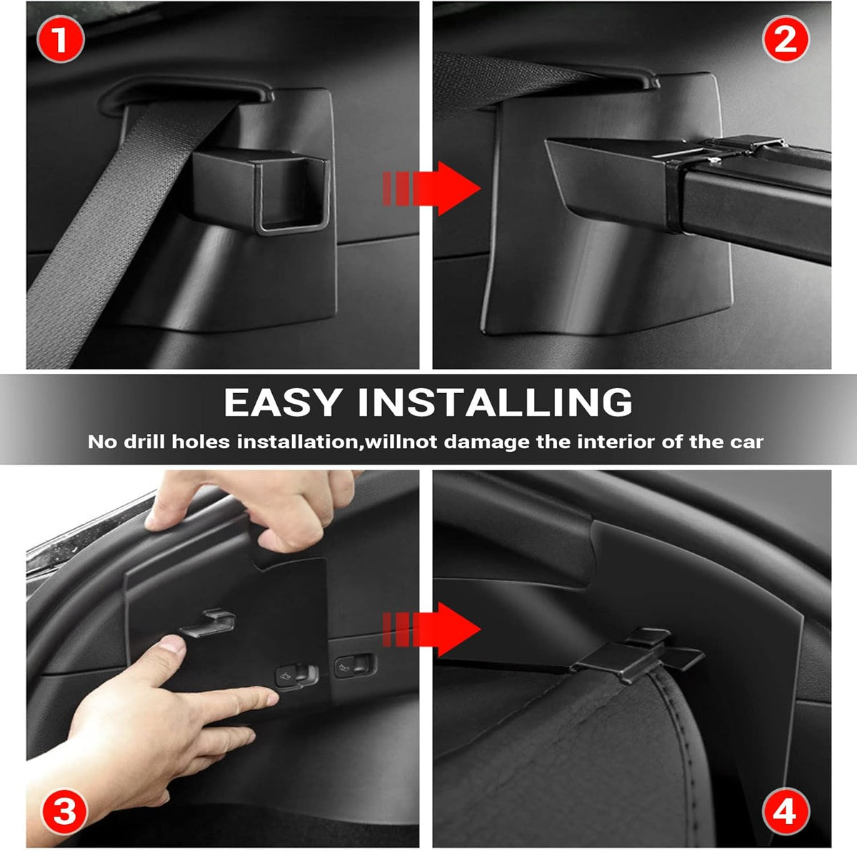Waterproof Retractable Car Trunk Cover Pack of 2 X27014