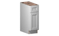 White 1 Door 1 Drawer 1 Shelf Base Cabinet D904