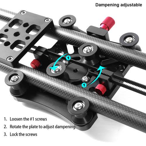 Carbon Fiber Camera Slider with Flywheel G37651