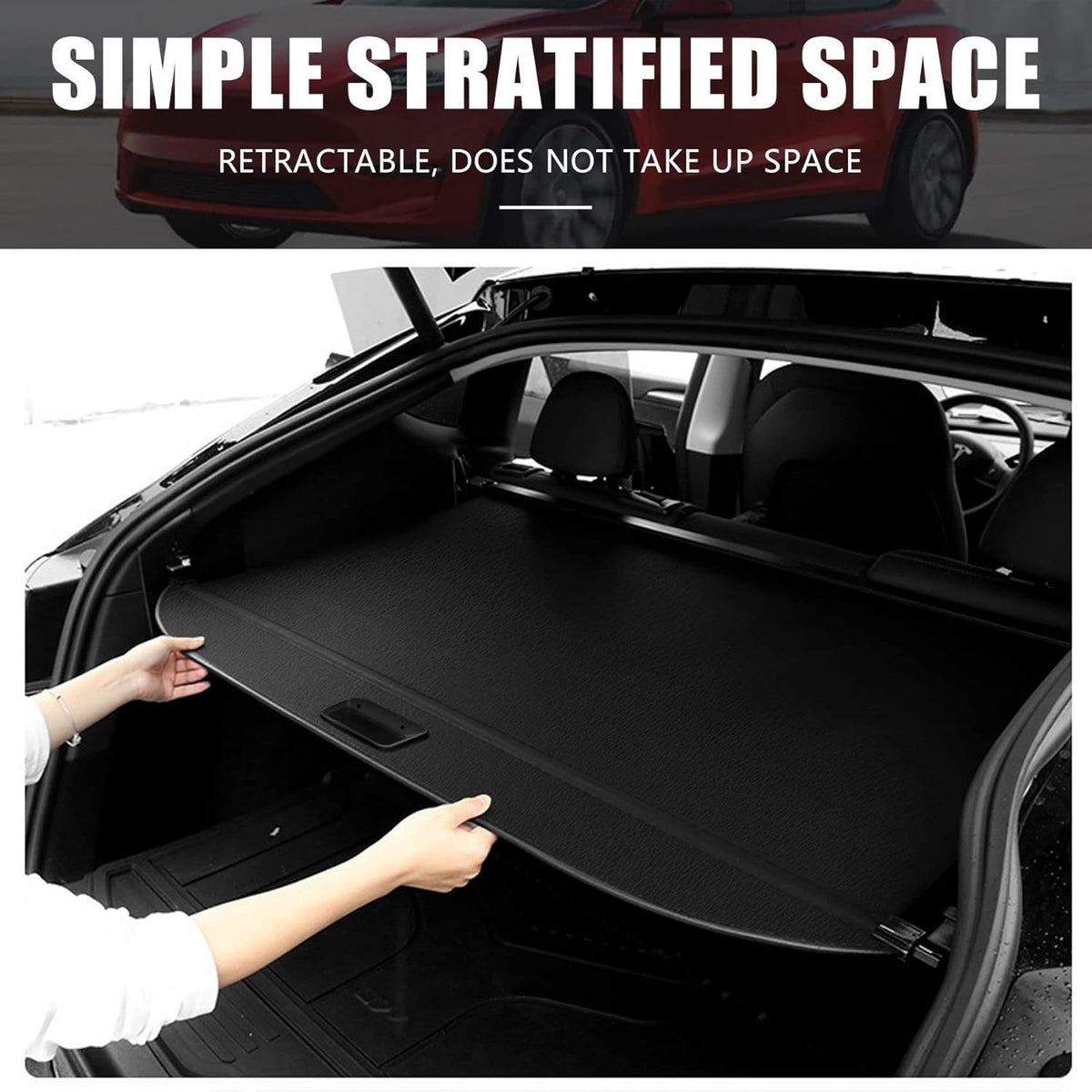 Waterproof Retractable Car Trunk Cover Pack of 2 X27014