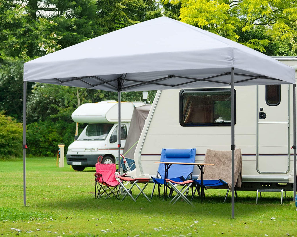 10x10FT Pop Up Canopy Tent with Wheeled Carrying Bag P19939