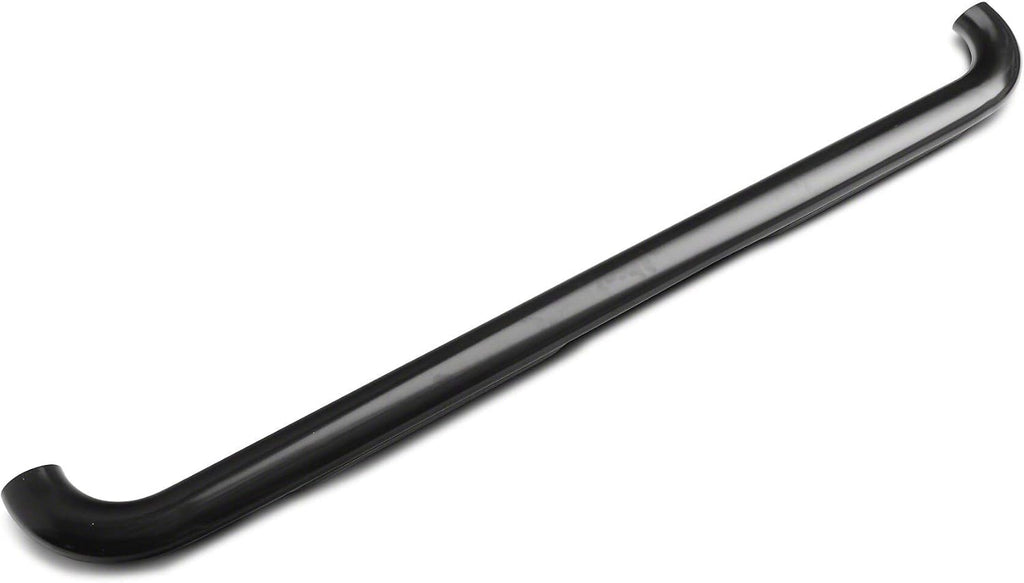 Black 4-Inch Oval Bent End Side Step Bars E596