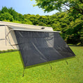 RV Awning Shade Screen with Zipper 8'X17'3'' S352139