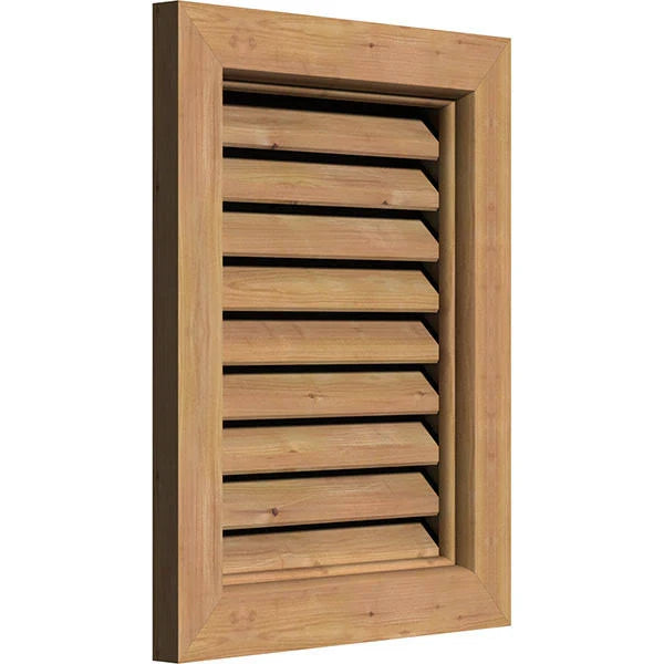 Unfinished Functional Vertical Gable Vent G898