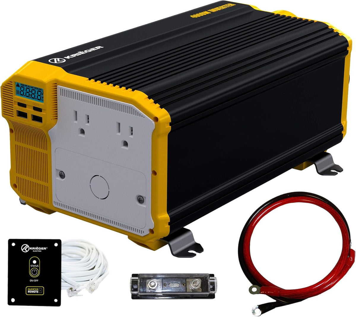 3000 Watts 12V to 110V Modified Sine Wave Power Inverter W642