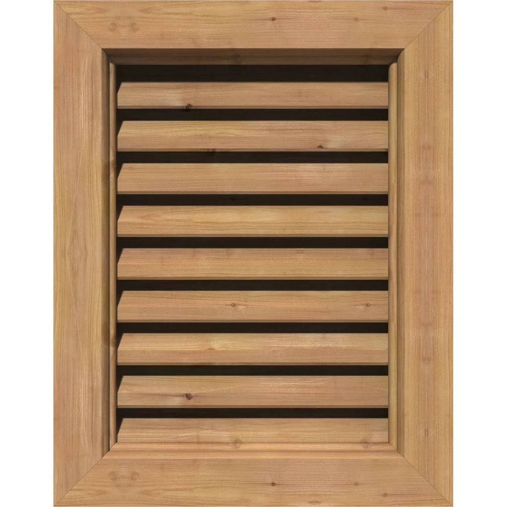 Unfinished Functional Vertical Gable Vent G898