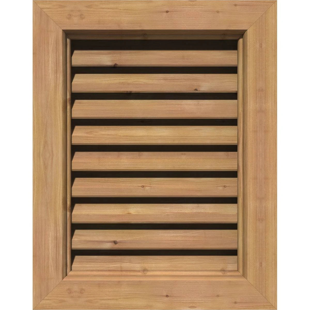 Unfinished Functional Vertical Gable Vent G898