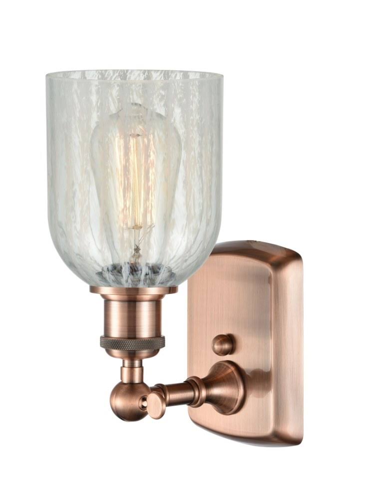 1 Light Polished Nickel Sconce G8455