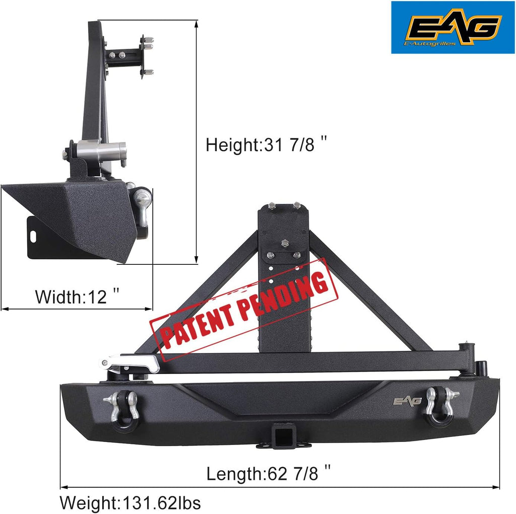 Rear Bumper with Tire Carrier X577742