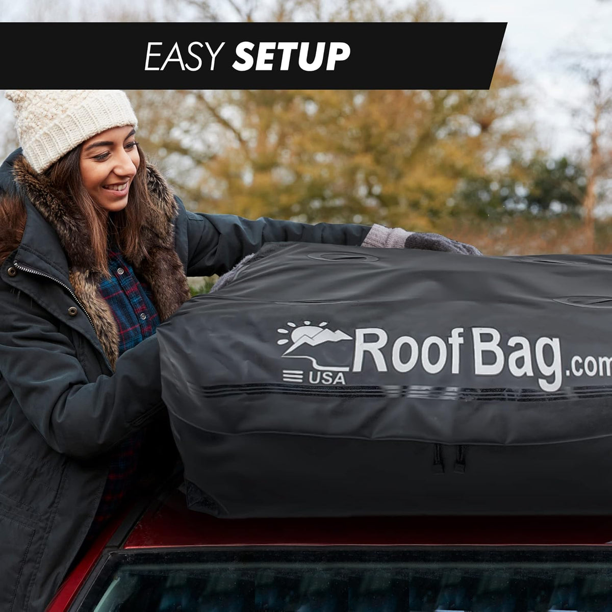 Waterproof Rooftop Cargo Carrier 11 cu. ft. H456489