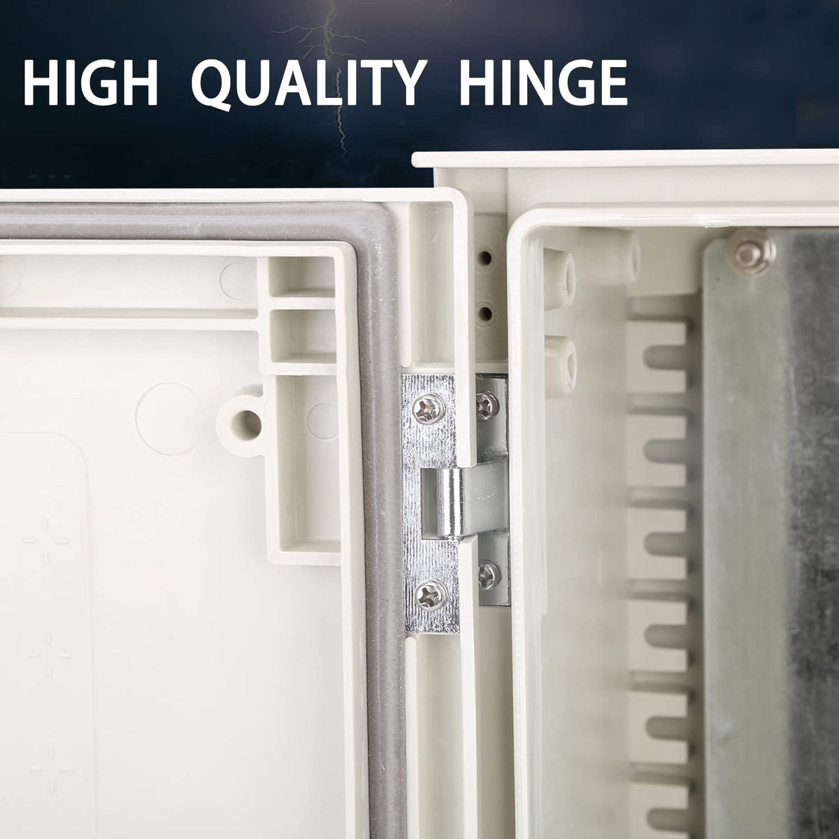 Fiberglass IP65 Weatherproof Wall-Mounted Electrical Enclosure Box N975627