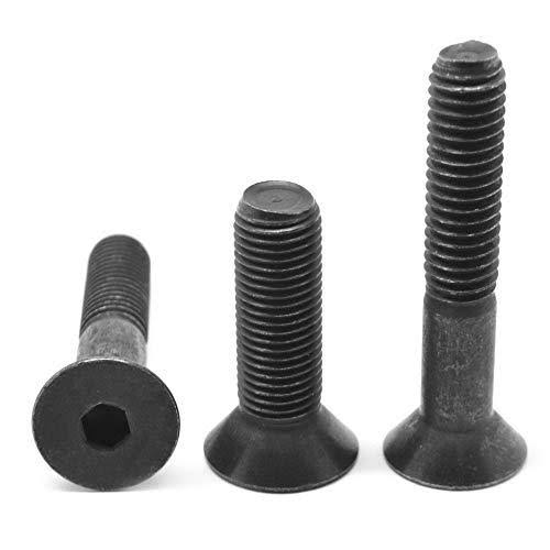 22 ft Fine Thread Socket Flat Head Cap Screw Alloy Steel Black Oxide N970090