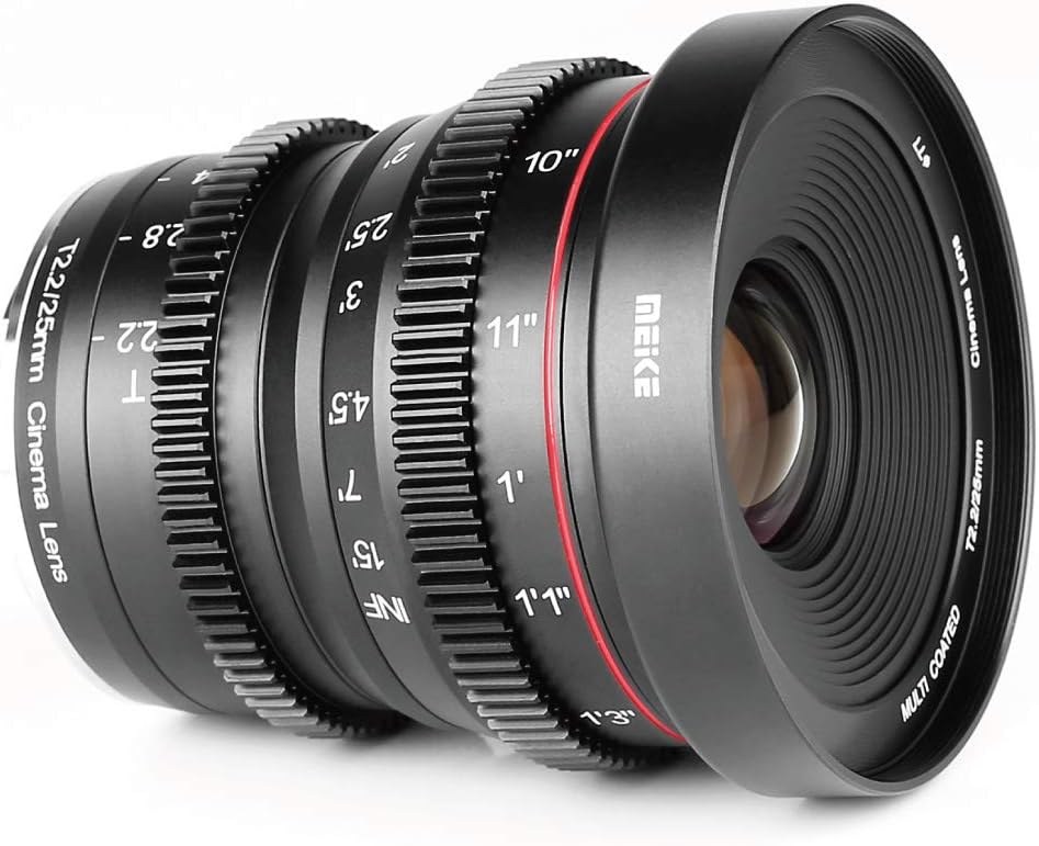 25mm T2.2 Manual Focus Prime Cinema Lens for Micro Four Thirds Mount O7861