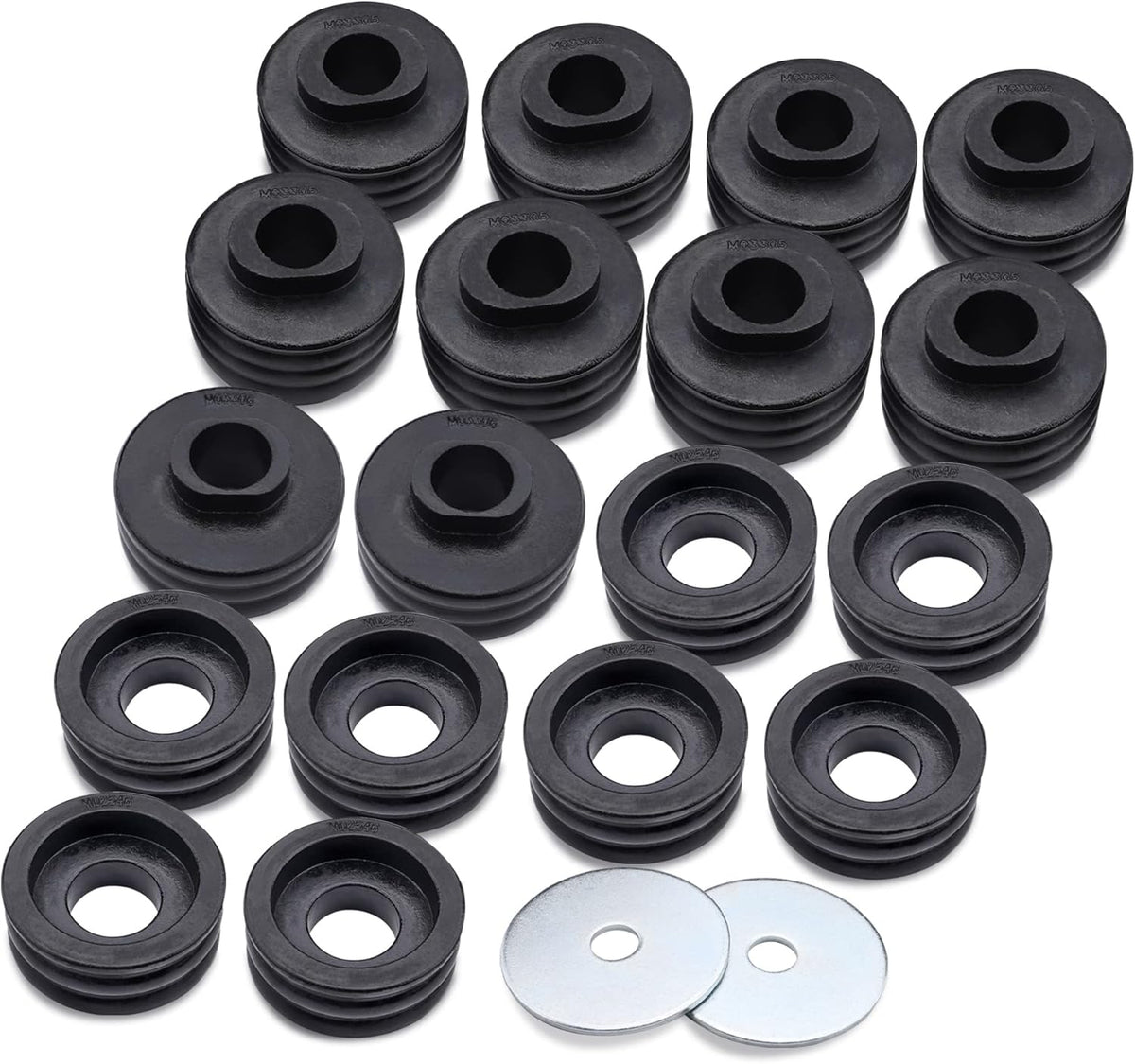 Body Mount Bushing Kit 18pcs Pack of 2 Q1867