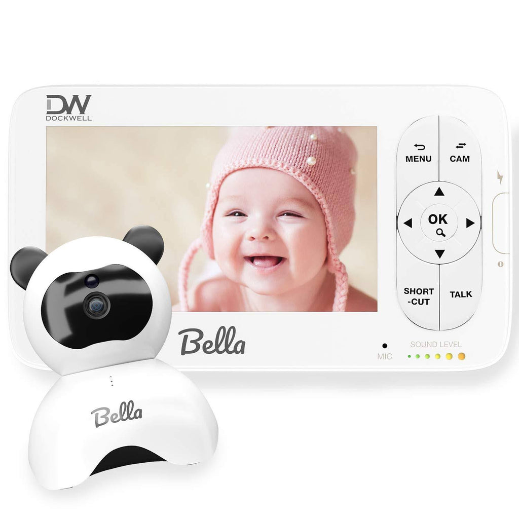 Video Baby Monitor 5 LCD Camera 2 Way Audio Night Vision Z5136