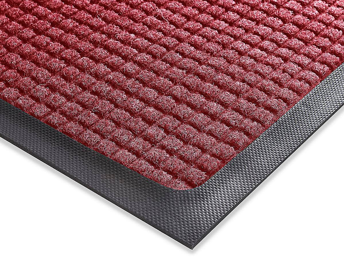 Red Black Carpet Mat 6 x 10' L715