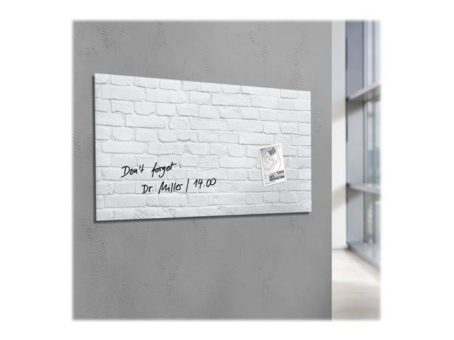 White Magnetic Glass Board S92295