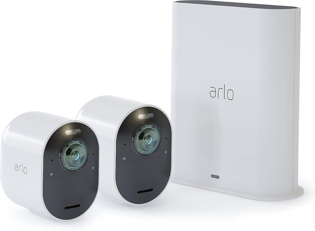 White 4K Wireless Security Camera I8598