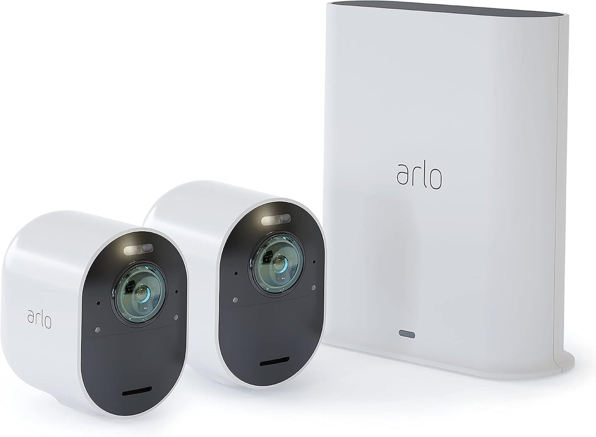 White 4K Wireless Security Camera I8598