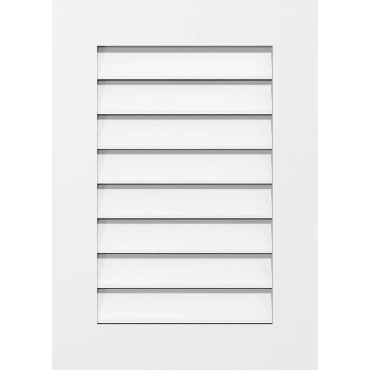 Vertical Surface Mount PVC Gable Vent Q4825