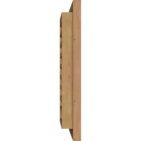 Unfinished Functional Vertical Gable Vent G898
