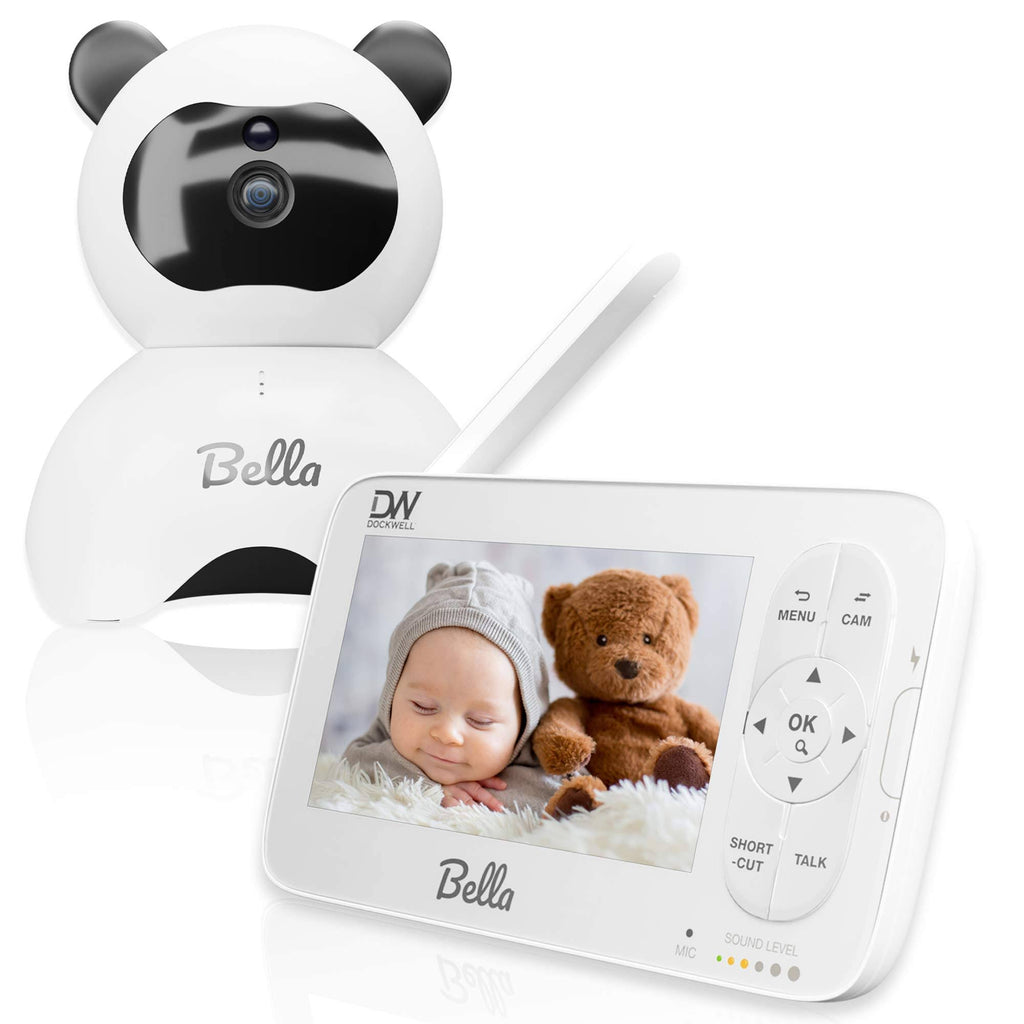 Video Baby Monitor 5 LCD Camera 2 Way Audio Night Vision Z5136