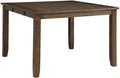 Counter Height Table in Rustic Oak U4666