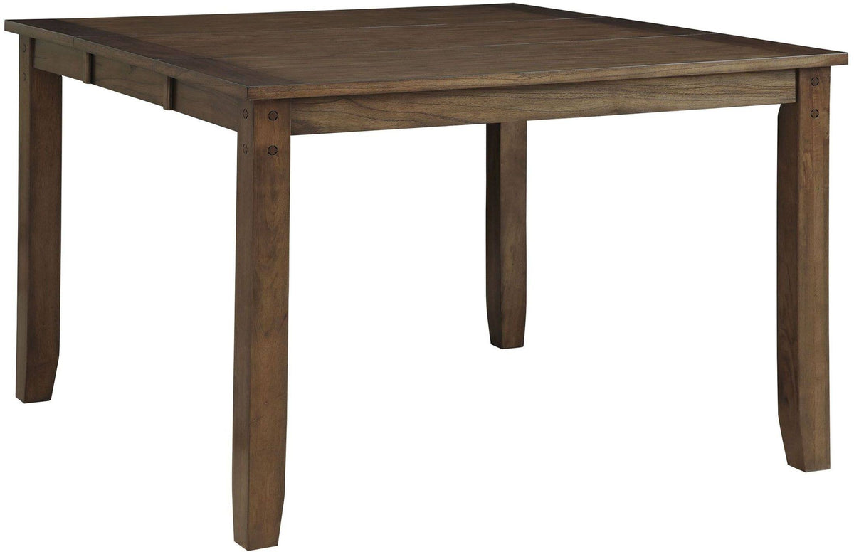 Counter Height Table in Rustic Oak U4666