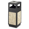 15 gal Outdoor Stainless Steel Trash Can Y30727