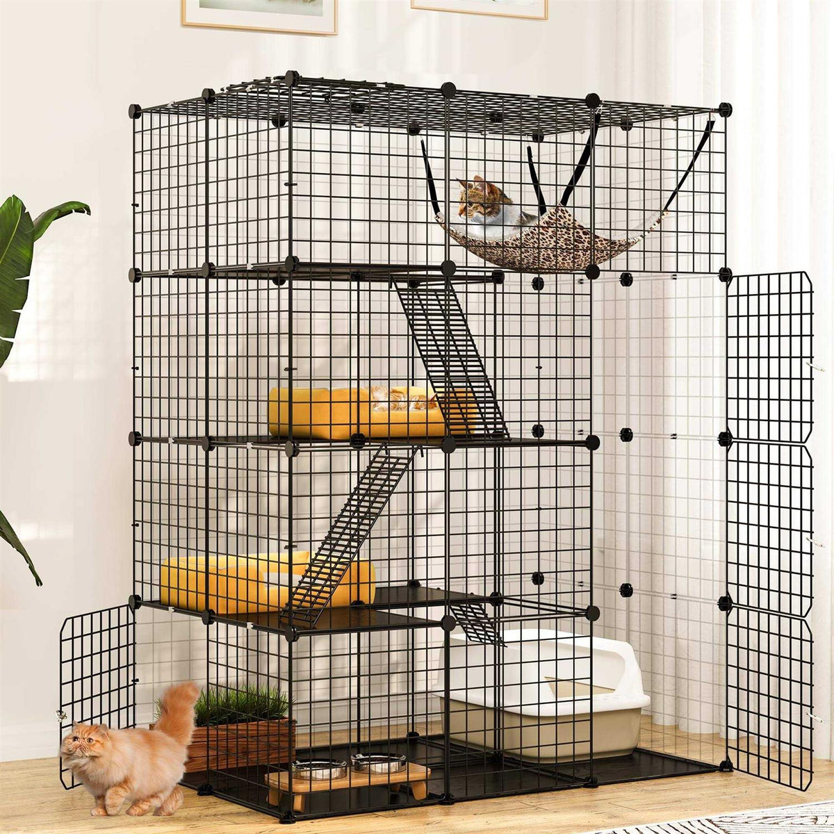 4 Tier Cat Hammock Cat Enclosure F2811