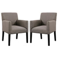 Gray Armchair Set of Two U847