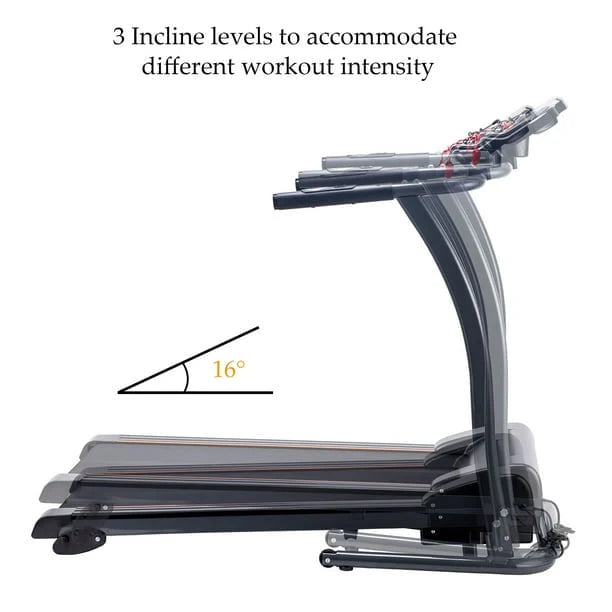 Foldable Incline Motorized Treadmill F7533