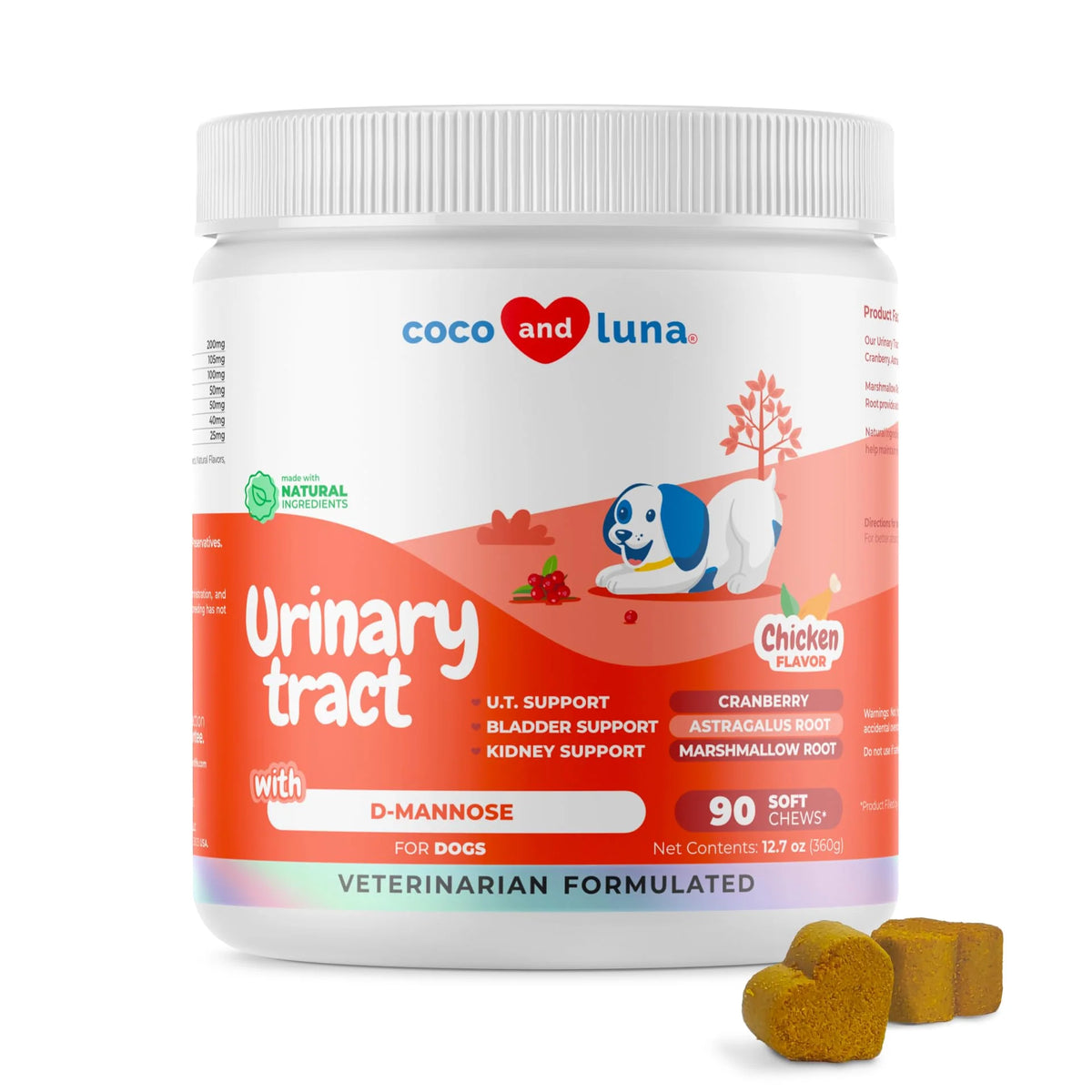 90 Soft Chews Cranberry Supplement for Dogs B455700