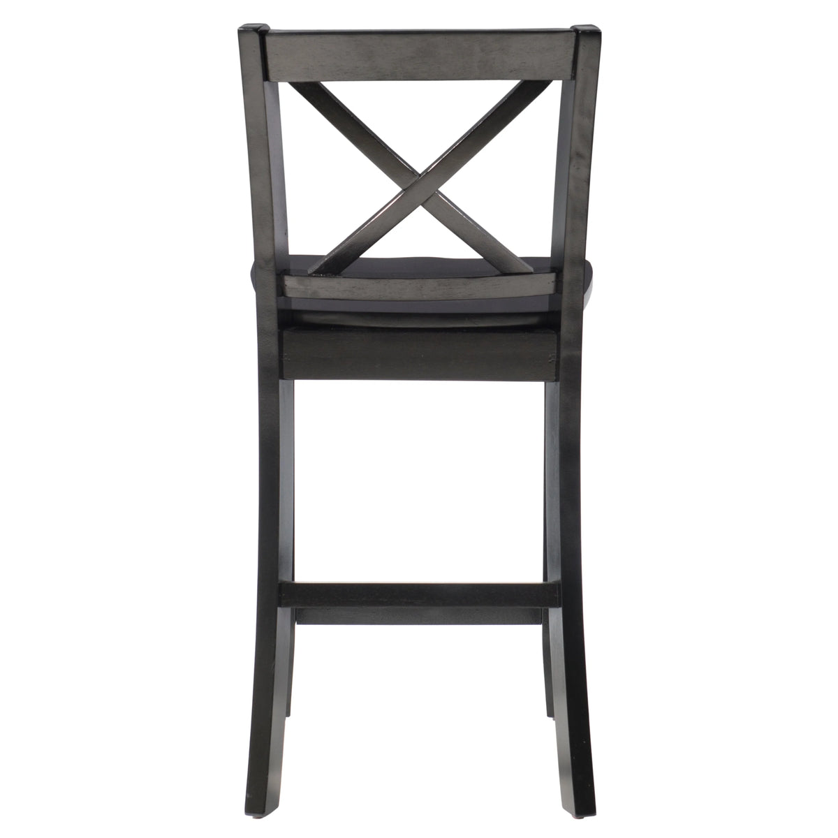 Black Wood 24-Inch Counter Stool M474
