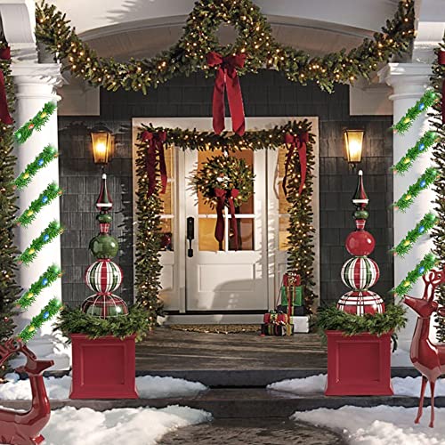 14.8 FT Artificial Christmas Garland with 50 Pre-Lit LED Lights W54590