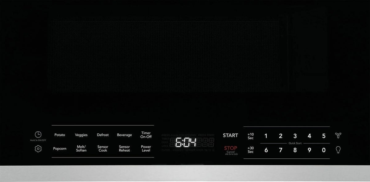 Over the Range Microwave Black Stainless Steel S408