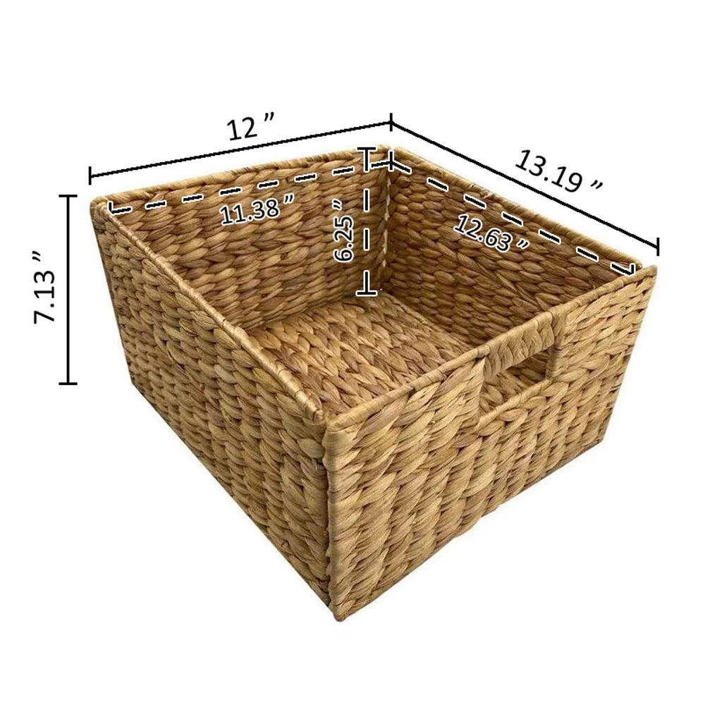 3 Tier Storage Cabinet with 6 Wicker Baskets R562
