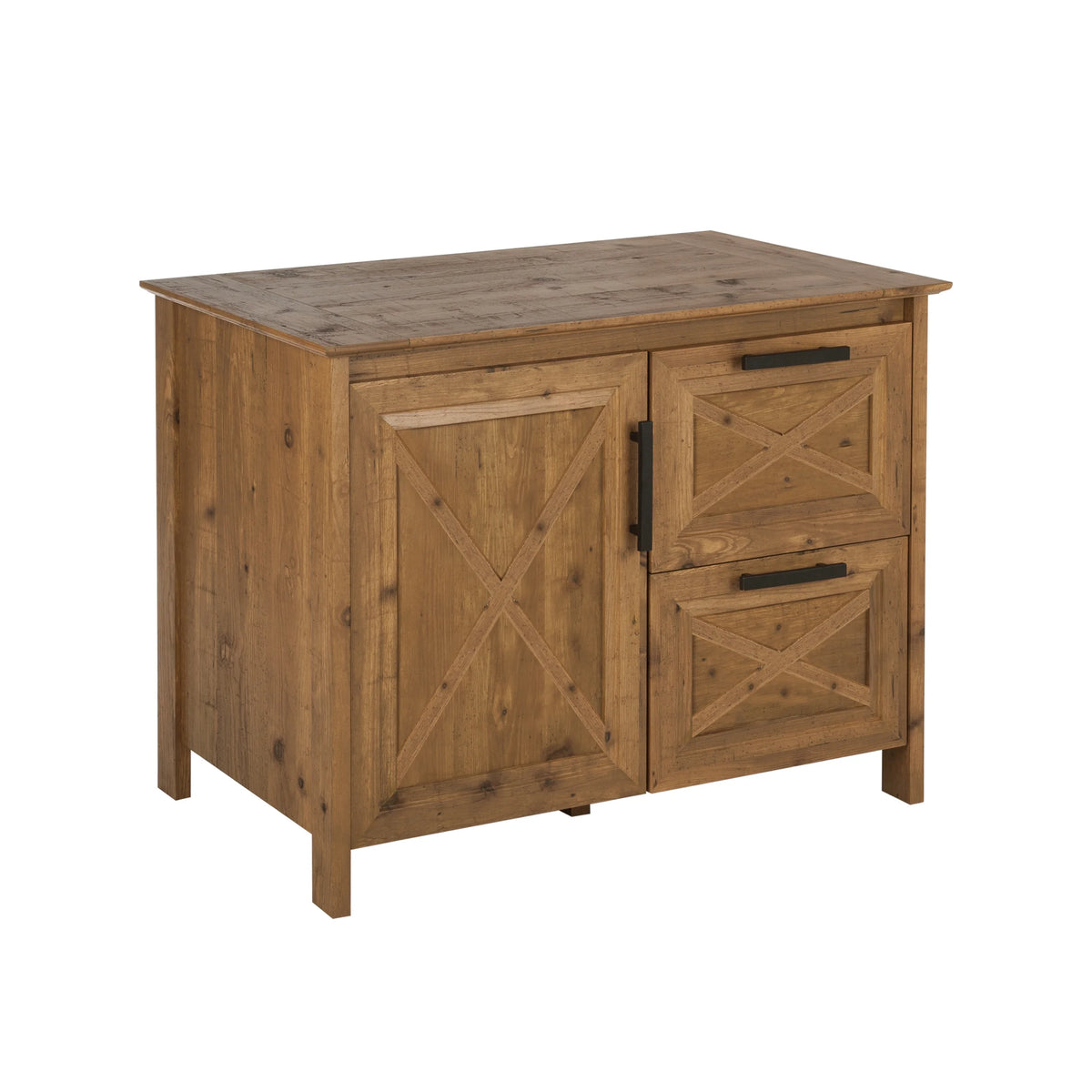 Rustic Brown 2-Drawer Filing Cabinet W75693