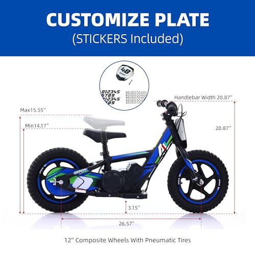 Lightweight Electric Dirt Bike for Kids F88252