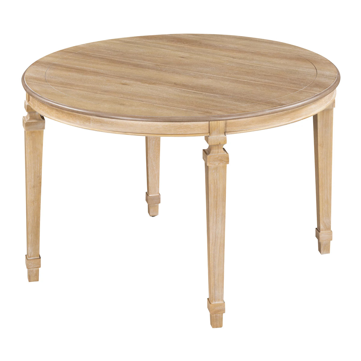 Round Dining Table Set for 4, 5-Piece Solid Wood P7671