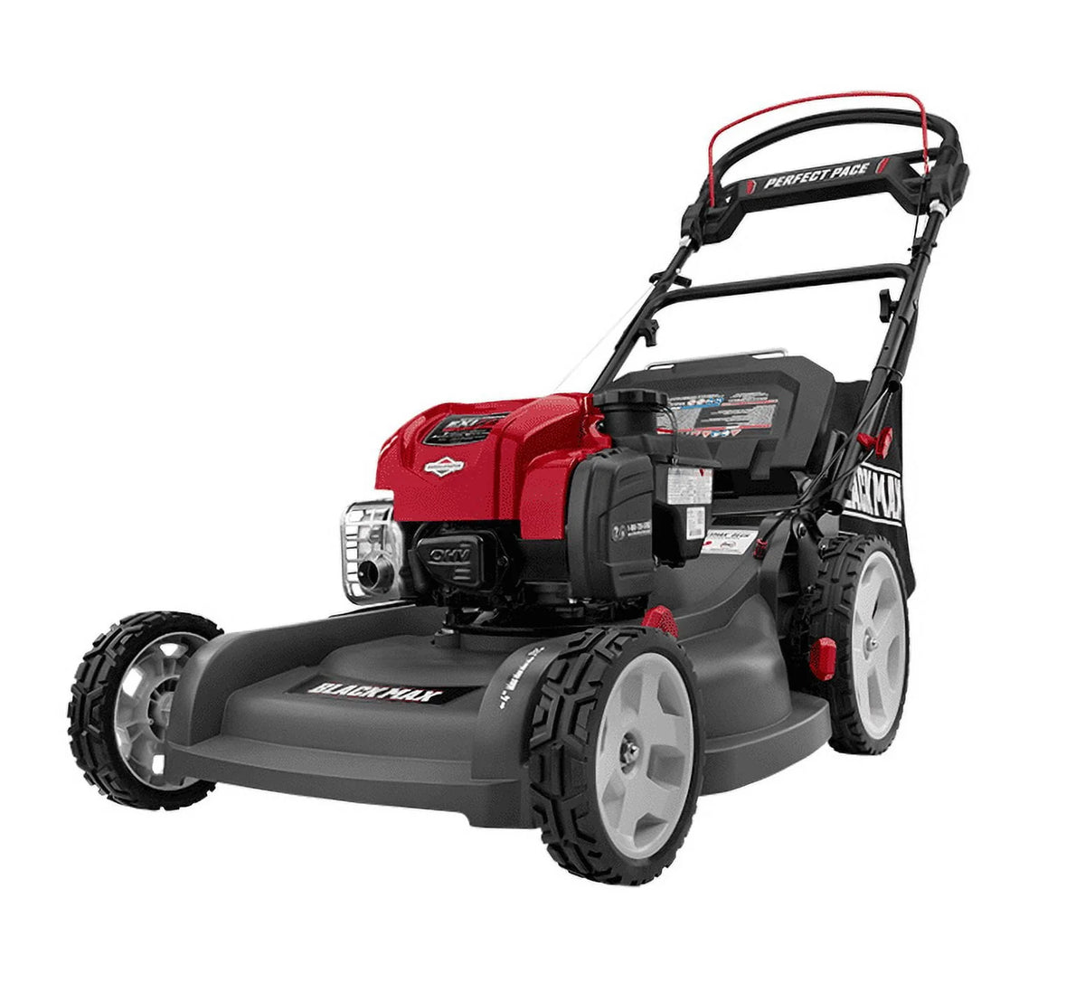 Black 21-inch 3-in-1 Self-Propelled Gas Mower V59180
