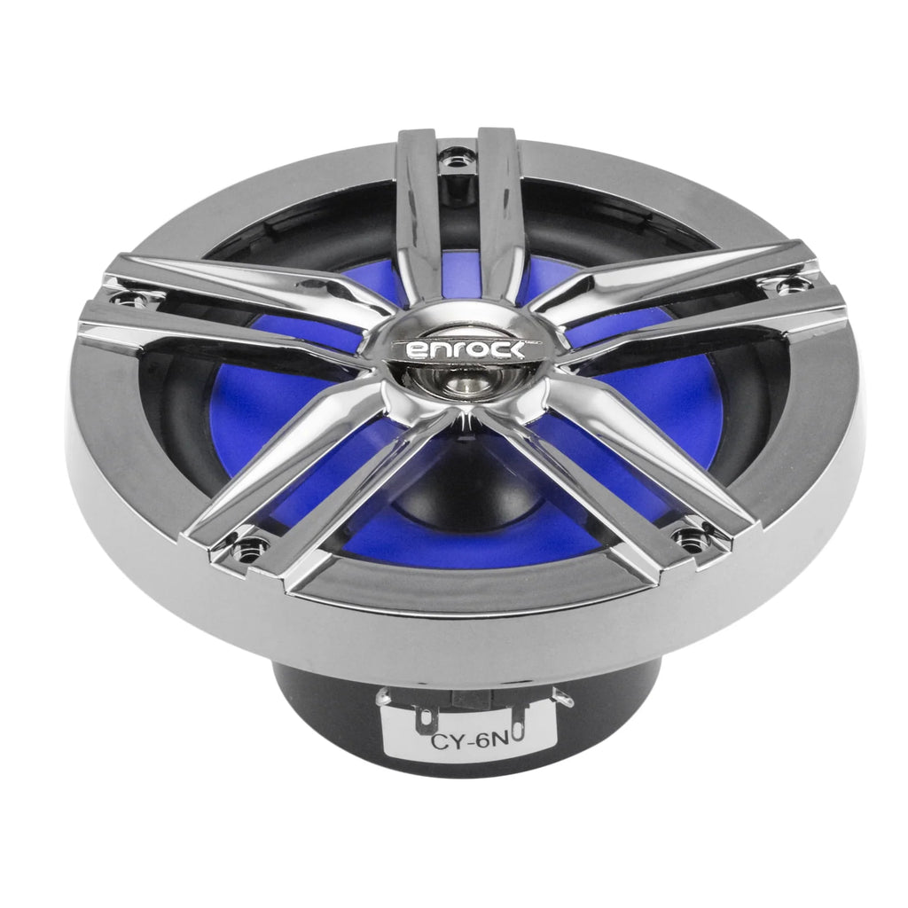 Black Marine Receiver Stereo with 6.5 Water-Resistant Loudspeaker 2-Pairs, Marine Antenna & 50' 16G Speaker Wire J558
