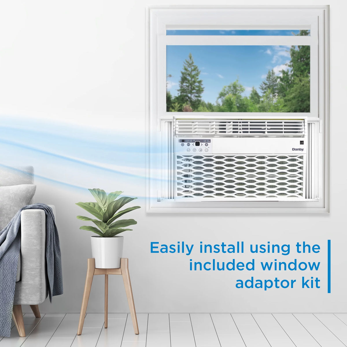 10000 BTU White Window AC I2500