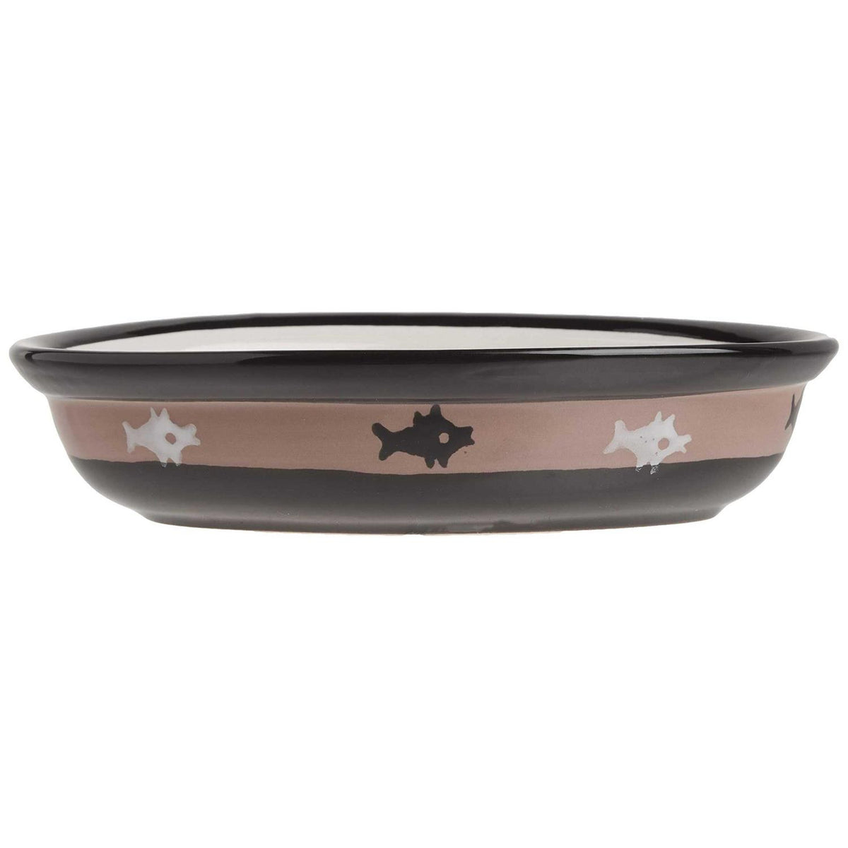 Stoneware Cat Bowl V91045
