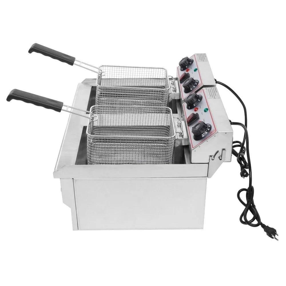 24.9QT Stainless Steel Deep Fryer O661823